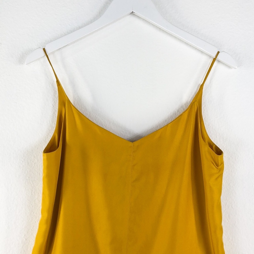 Rag & Bone Old Gold Silk Dune Romper NWT - Picture 2 of 9